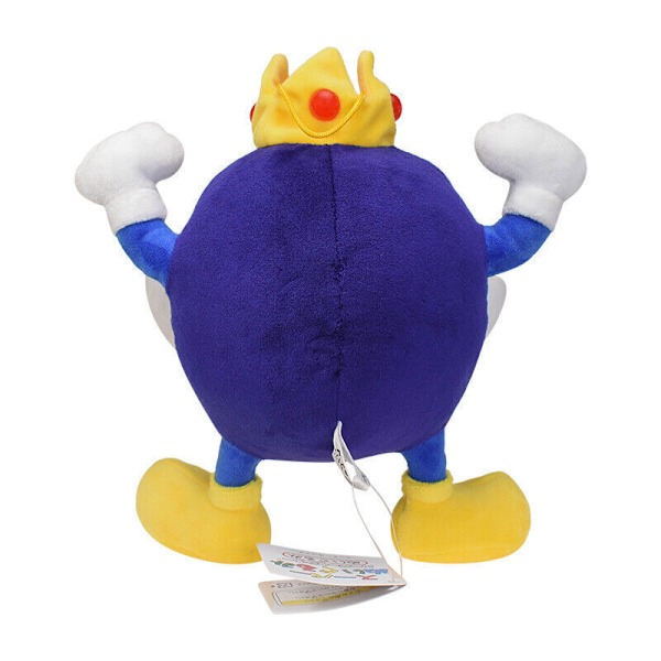 8" Super Mario Bros Plyschleksaker Mjukfylld King Bob-omb Doll Kid Julpresent