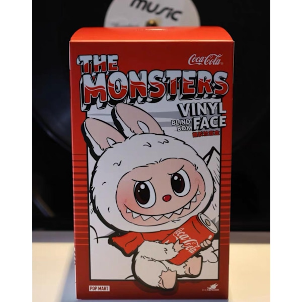 Labubu The Monsters POPMART Coca-Cola Plyschleksak (1 Blind Box) Figur Barnpresent