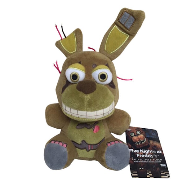 FNAF Spring Trap Plyschdocka Five Nights at Freddy's Mjuk Leksak Barn Vuxna Gåva