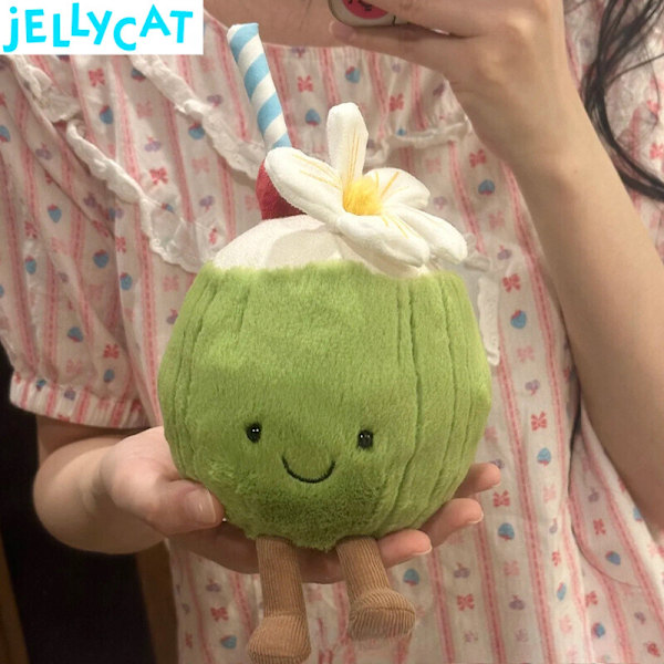 JellyCat Aruba Kokosnöt Mjuk Leksak Rolig Amuseables Plysch för Barn