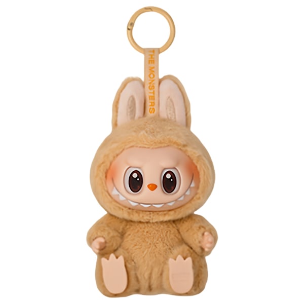 LABUBU The Monsters Etciting Macaron Plyschdockor Nyckelring Leksak Blind BoX Gåvor K