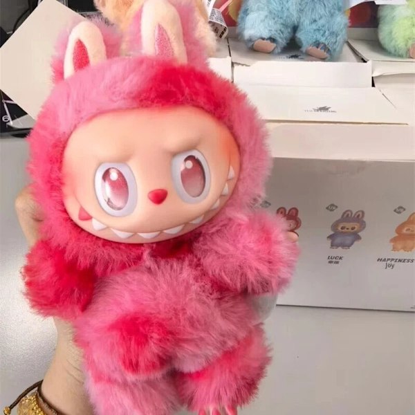 🔥FÖR NYA 3:e LABUBU THE MONSTERS BIG INTO ENERGY PLYSCH ÖVERRASKNINGSLÅDA LEKSAKS PRESENTER Happiness