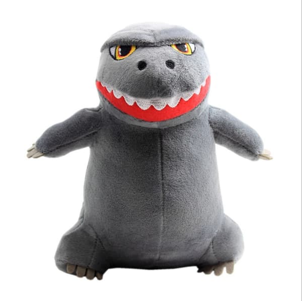 King Monster Godzilla Plyschleksak Mjuk stoppad djurdocka 8 figur present Grey 10cm