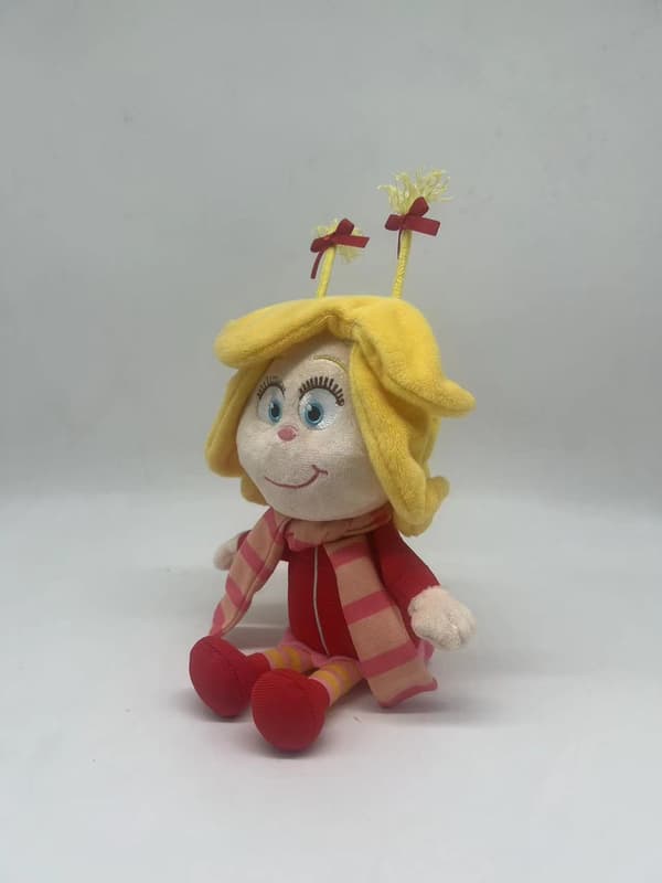 10\" Grinch Flickleksak Mjukdjur Docka Plyschleksak Present Barn Pojke Jul