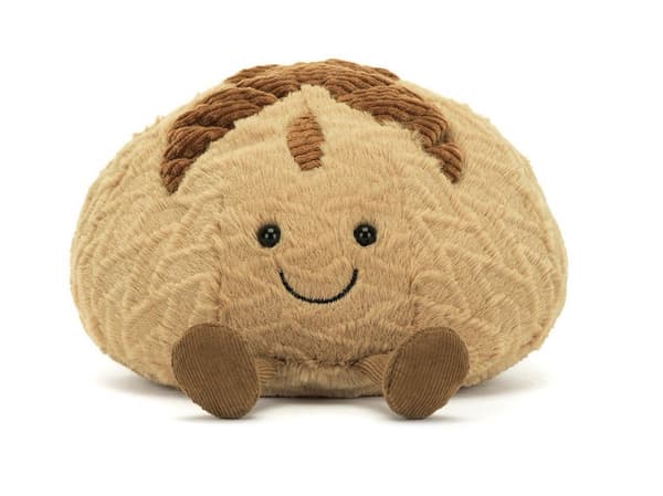 Jellycat Amuseables Surdegsbröd Plysch – Bedårande Sällsynt (BNWT Helt Ny) mjuk leksak
