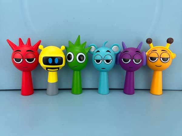 80 st Sprunki Rhythm Box Spel Action Leksak Spelfigurer Leksaksfigur Present 12PCS/Set A