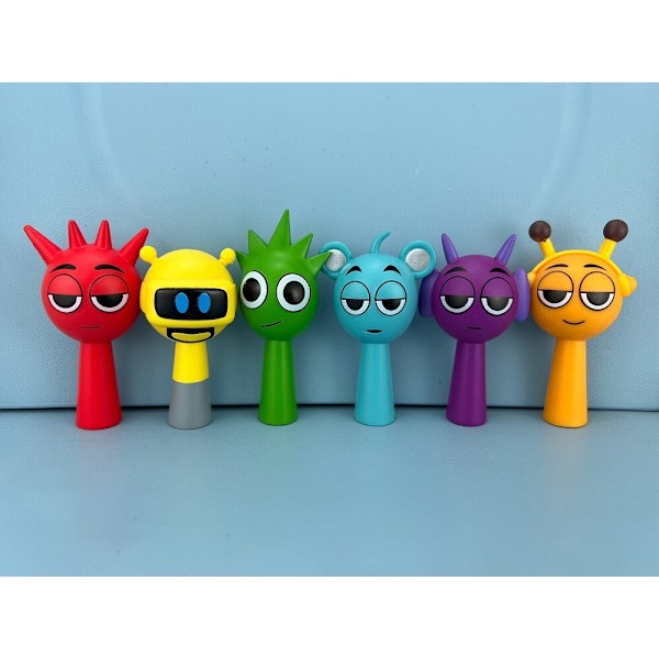 80 st Sprunki Rhythm Box Spel Action Leksak Spelfigurer Leksaksfigur Present 12PCS/Set E