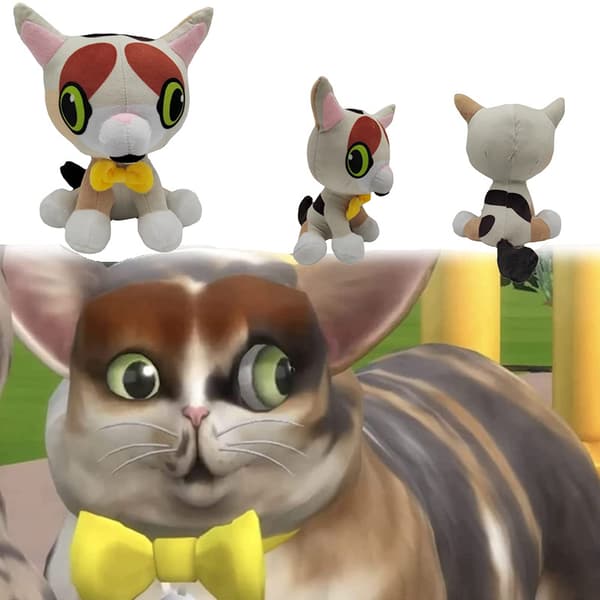 20CM Supermjuk Kort Plysch Mjälte Katten Gosedjur för Barn Present-