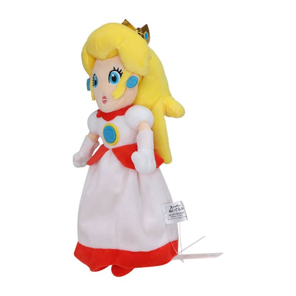 10.4 Super Mario Bros Plyschleksaker Soft Fire Princess Peach Fyllda Doll Presenter