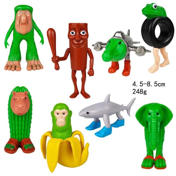 Tralalelo Tralala Figurin Dockleksaker Skrivbordsdekoration Modell Prydnad Gåva Set D (12 styles)