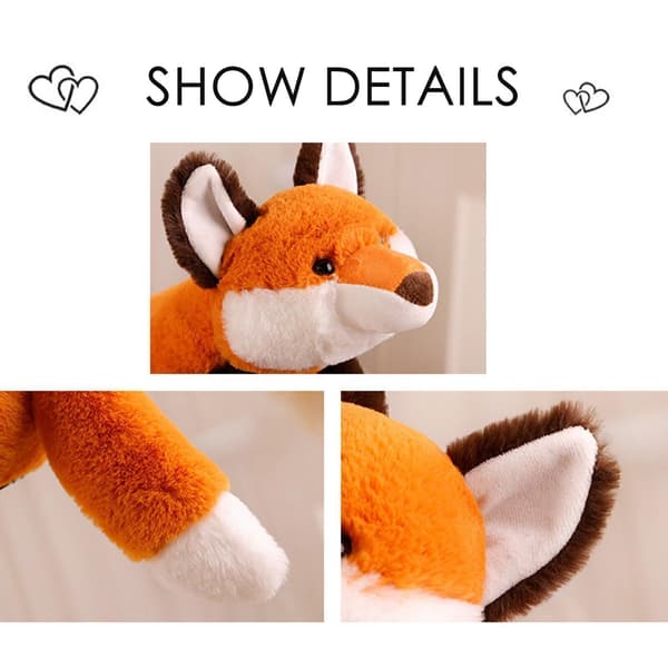 Gosedjur Gosedjur Räv Krokodil Sengångare Squishy Plyschleksak mjuk fox