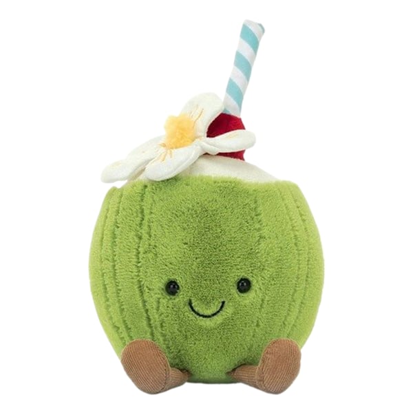 JellyCat Aruba Kokosnöt Mjuk Leksak Rolig Amuseables Plysch för Barn