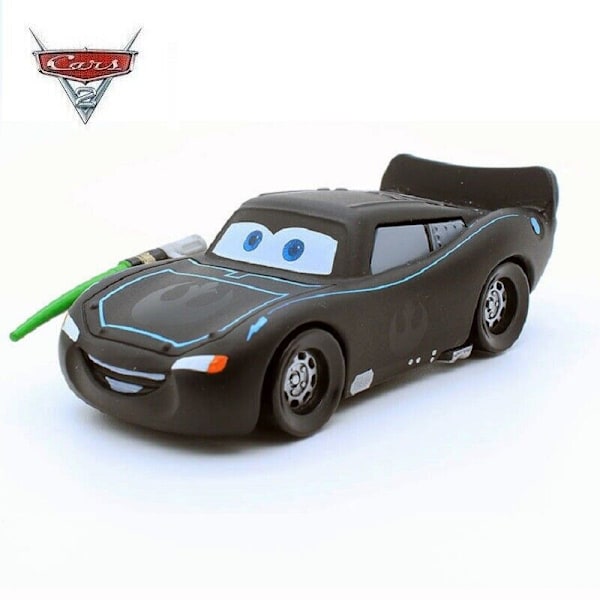 Disney- Pixar Cars Drag Racing Black Knight 1:55 Diecast Toy Movie Car Loose Toy