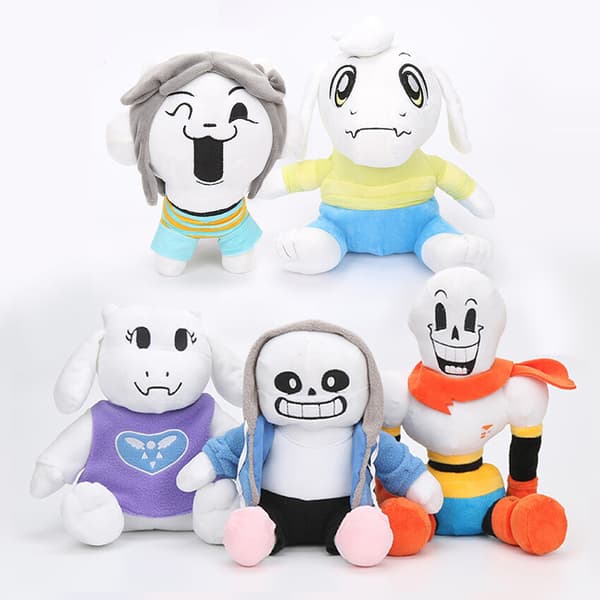 Undertale Barn Plyschleksak Anime Spel Sans Asriel Toriel Mjuka Gosedjur Jul Winter zombie 25CM