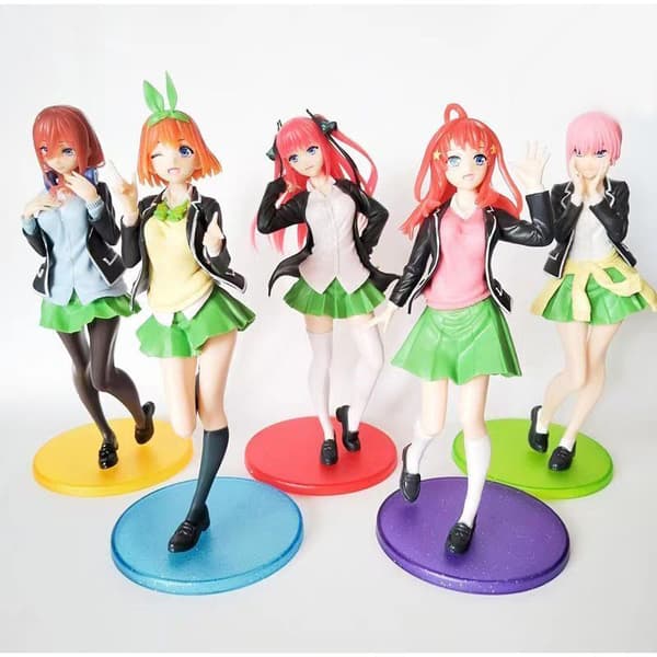 The Quintessential Quintuplets Figure Collection - Med Nakano Ichika Itsuki 5pcs
