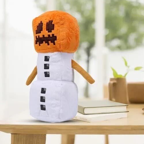 18cm Snögolem Minecraft Plyschleksaker Fylld Docka Mjukisdjur Leksak Barnpresenter