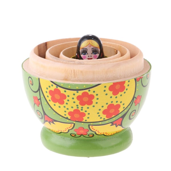 Dockor Ryska häckande docka Ryska häckande Stapling dockor Dockor Leksaker Matryoshka