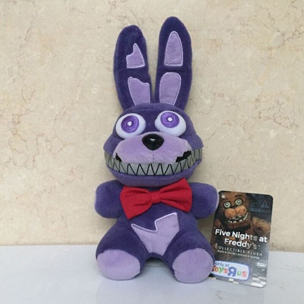 7 0 Five Nights at Freddy's FNAF Skräck Gosedjur Spel Barn Leksak Present Dockor mjuk Bonnie the Rabbit (6.3inch)