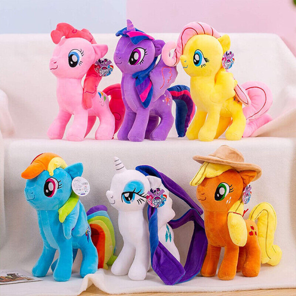 My Little Pony Pinkie Pie Plush Friendship är Magic Equestria Collectible Full Set (6PCS)