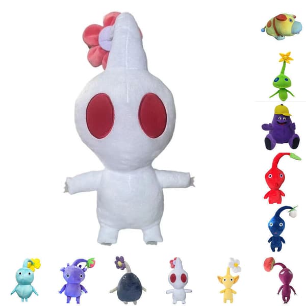 ﹒ Pikmin 4 Söt Plyschleksak Mjukt Gosedjur Samlarobjekt Presentdekorationer E