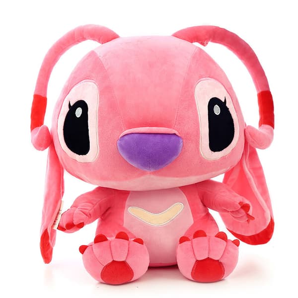 Rosa Stitch Plyschdocka 25 cm Lilo-Stitch Mjuk LEKSAK Puppe Fylld Anime Barn Present