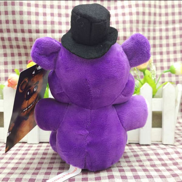 2 st FNAF Five Nights at Freddy's LILA Skuggbjörn Plyschdocka Mjuka Leksaker Present