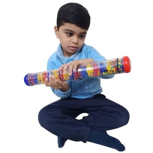 Regnmakare för barn Utbildning Leksaker Rain Stick Shaker Musik Sensorisk Hörsel 40 CM