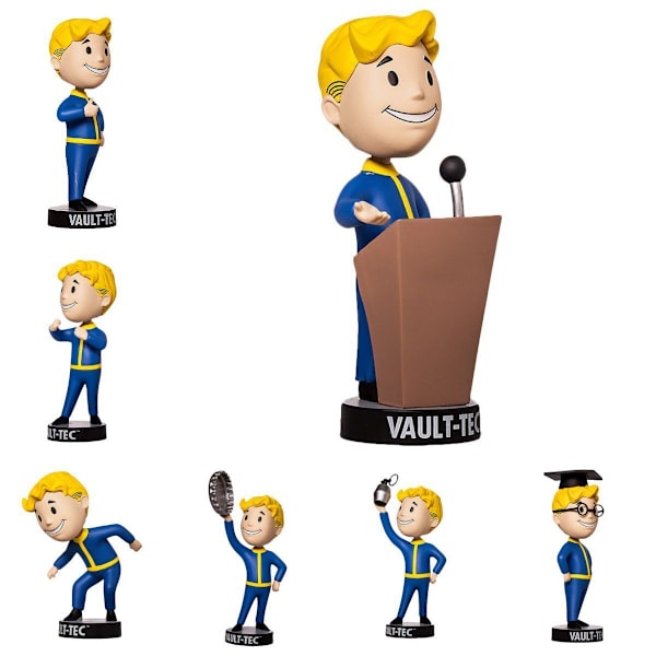Vault Fallout 4 Boy Bobblehead Gaming Anime Figurer Toys Series Model Collection 4# UNARMED