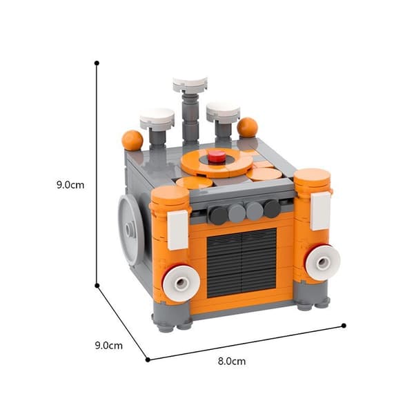 MOC My Singing Monster Kör Byggklossar Barn Pedagogiska Spel Leksaker Klossar Orange 2 (98pcs)
