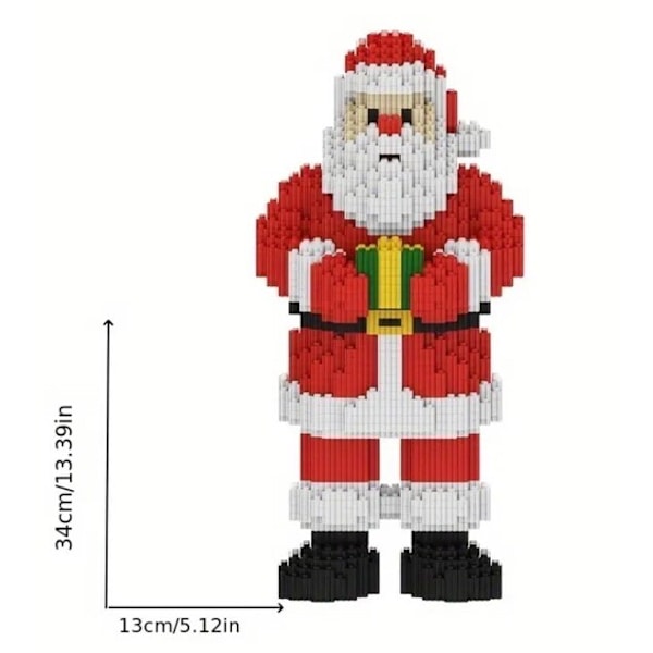 5000 st Jultomte 3D Avancerat Byggklossset
