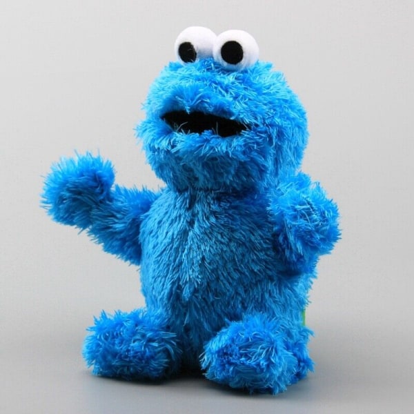 Ny Sesame Street Large Elmo And Cookie Monster 30cm barnleksak Cookie Monster