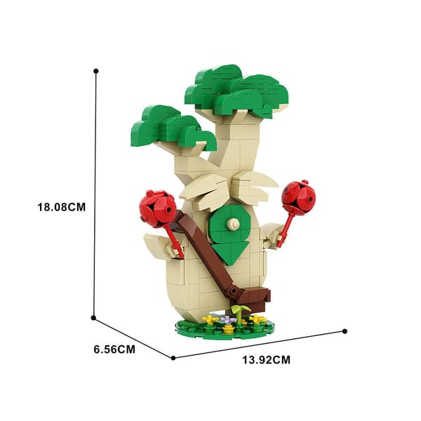 MOC Legend of Zelda Koroks Karaktär Byggklossar Spelfans Samlarobjekt Gåvor 86PCS