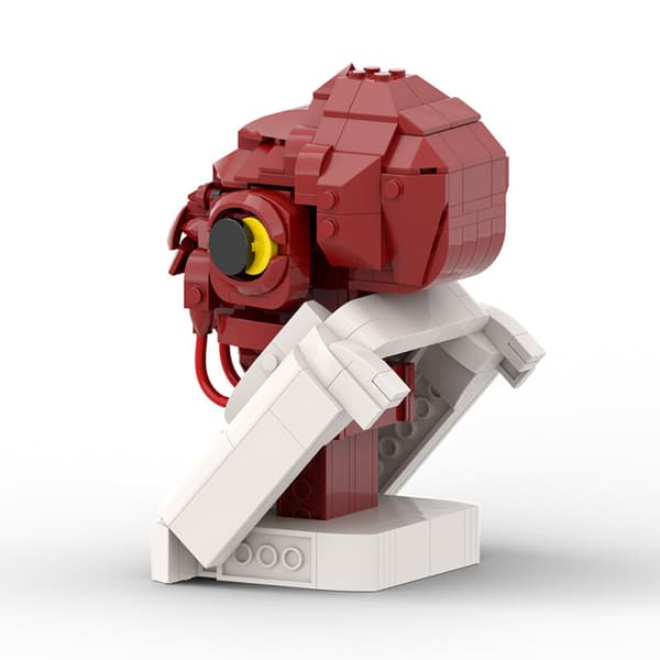 MOC Amiral Ackbar Byggklossar Star Wars The Black Series Samlarmodell