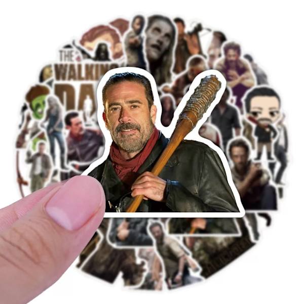 50X The Walking Dead TV Zombie Negan Rick Stickers Suvival Apocalypse Show Game