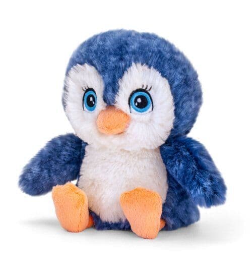 Keeleco Adoptable World Plyschleksaker 100 % återvunnet material Miljövänliga krambara PENGUIN