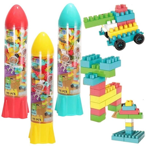 Rymd Byggklossar För Barn Pedagogisk Konstruktionsleksak Set med 150/100 st Space Rocket - 106 Pcs
