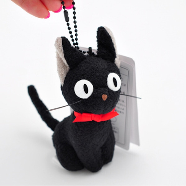 Kikis expressbud Jiji katt plyschleksak hänge mjuk docka väska tillbehör~ 9cm