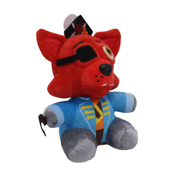 2 st FNAF Plyschleksaker Pirat Foxy Röd Grön Plyschdocka för Pojke Flicka Plysch Present Set leksak mjuk