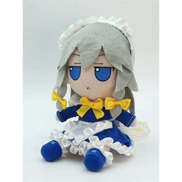 Nytt 20 cm Touhou Project Fumo Izayoi Sakuya Plyschdocka fylld leksak tecknad present