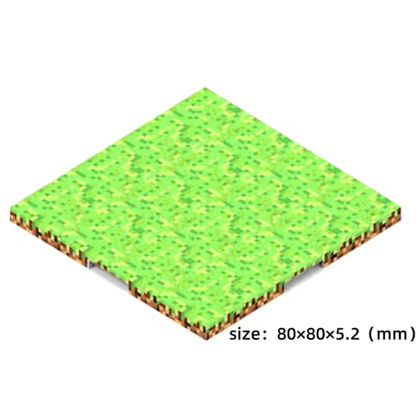 NY Djur Magnetiska Byggklossar STEM Leksak Kreativ Lek För Barn Present Base plate 2