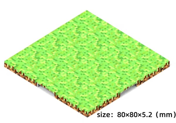 NY Djur Magnetiska Byggklossar STEM Leksak Kreativ Lek För Barn Present Base plate 3