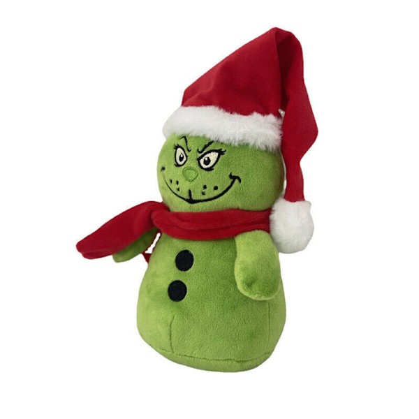 Jul Plyschdocka Grinchen Snögubbe Mjuk Leksak Fylld Docka Julklapp för Barn