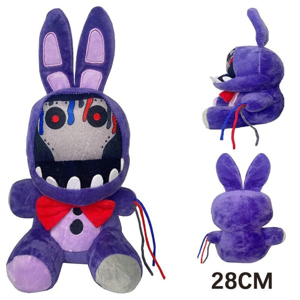 FNAF Security Breach Bonnie Doll Plysch Mardröm Freddy Gosedjur Present
