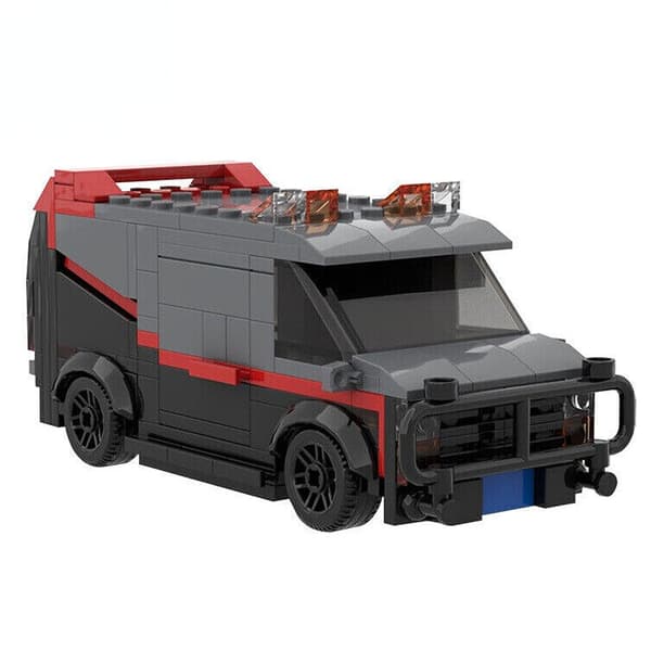 MOC A-Team Film Van Modell Byggklossar Leksaker Barn Montering Gåvor