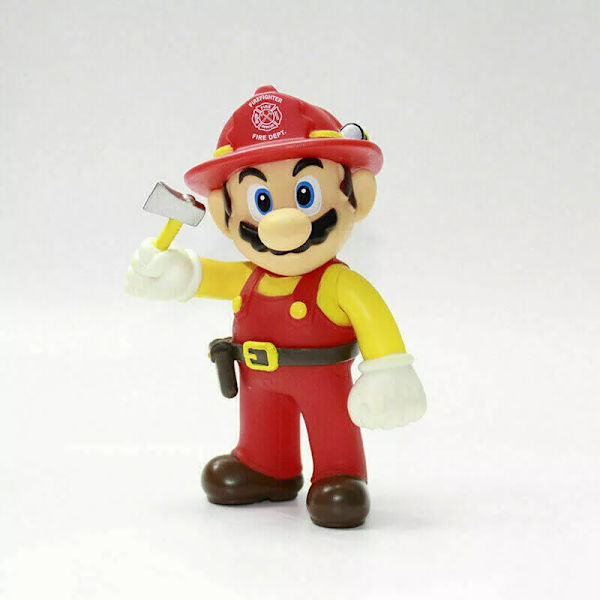 One Piece Anime Figur Four Emperors Shanks halmhatt Luffy Action Sabo Ace Firefighter Mario 5"