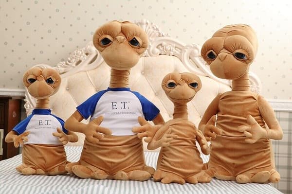 ET E.T. Extra Terrestrial Alien mjukdjur gosedjur docka 50cm mjuk Clothed models 50cm