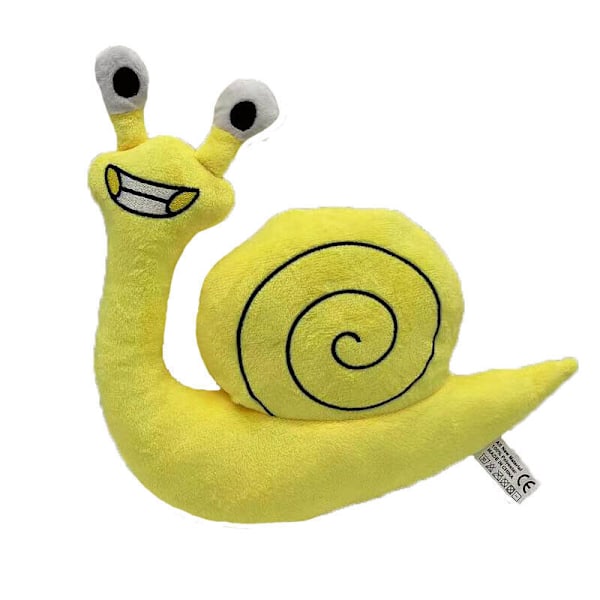 Söt 23cm Gul Snigel Plyschdocka Monster`Leksak en Favorit Födelsedagspresent för Barn mjuk