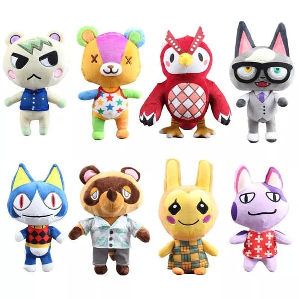 Animal Crossing 30 cm/11,8 tum plyschleksakssömmar Bob Marshal Dolls fyllda Celeste Stitches