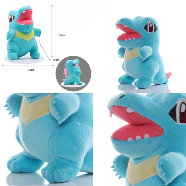 22 cm Poké é mon Mjukdjur Totodile Gosedjur Docka Plysch Present Barn Pojke ワニノコ