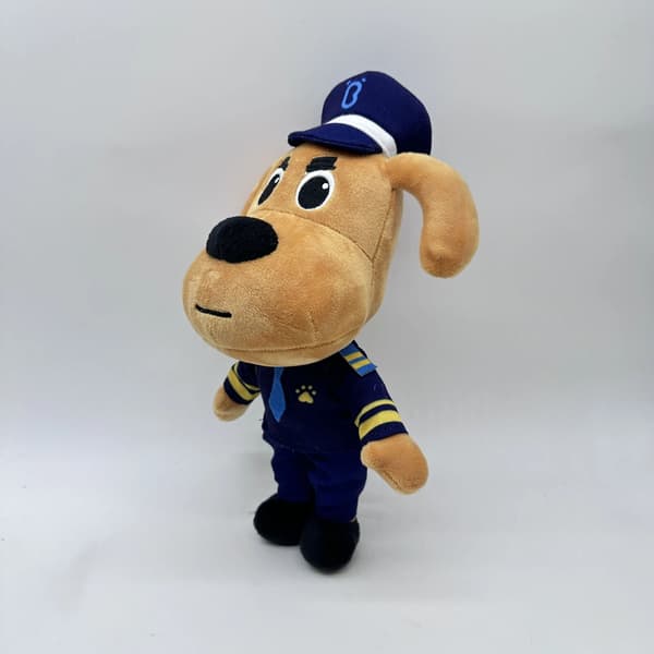 Sheriff Labrador Plyschleksak Tecknad Hund Gosedjur Figur Doll gåva